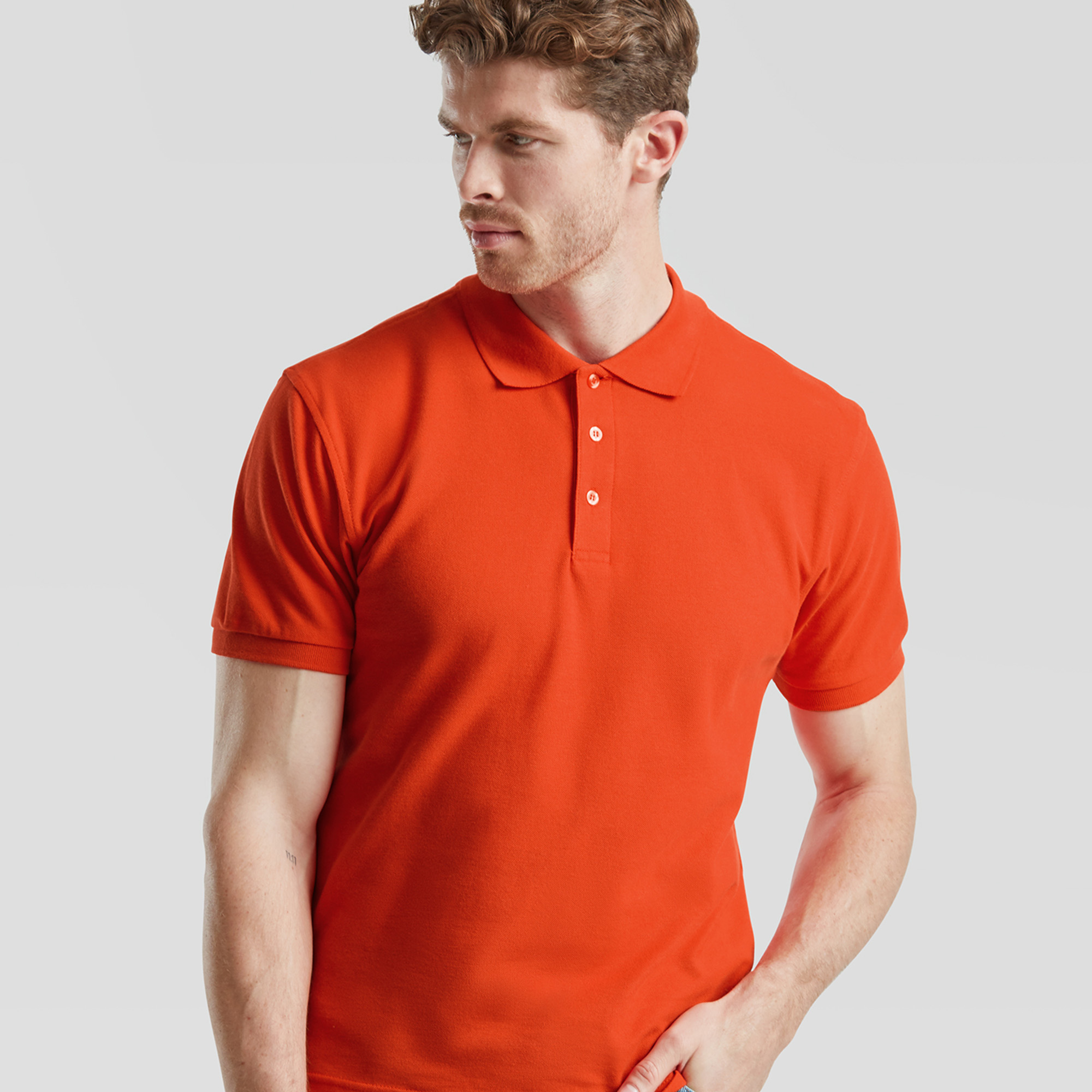 Polo fruit of the loom best sale